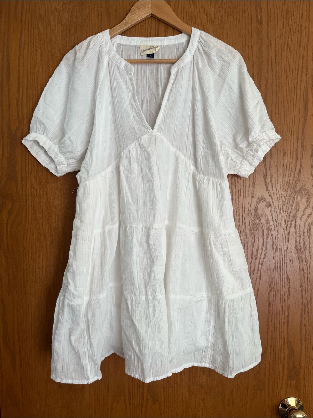 Universal Thread Cotton Dress Size Medium White